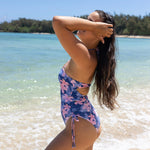 Leilani One piece scrunch Bikini - Sweet Sweet Honey Hawaii