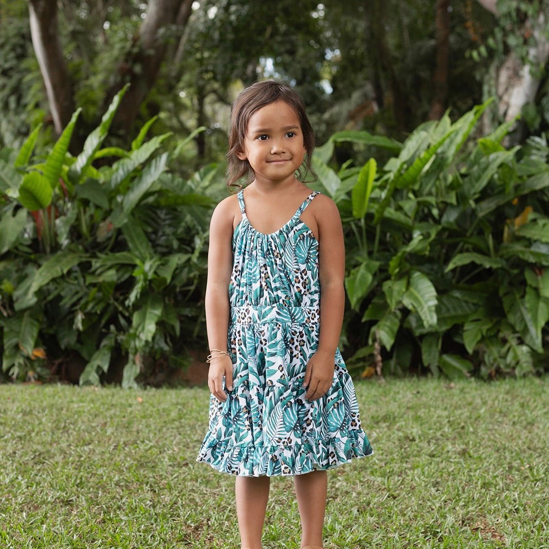 Alana Dress | Tropical jungle - Sweet Sweet Honey Hawaii