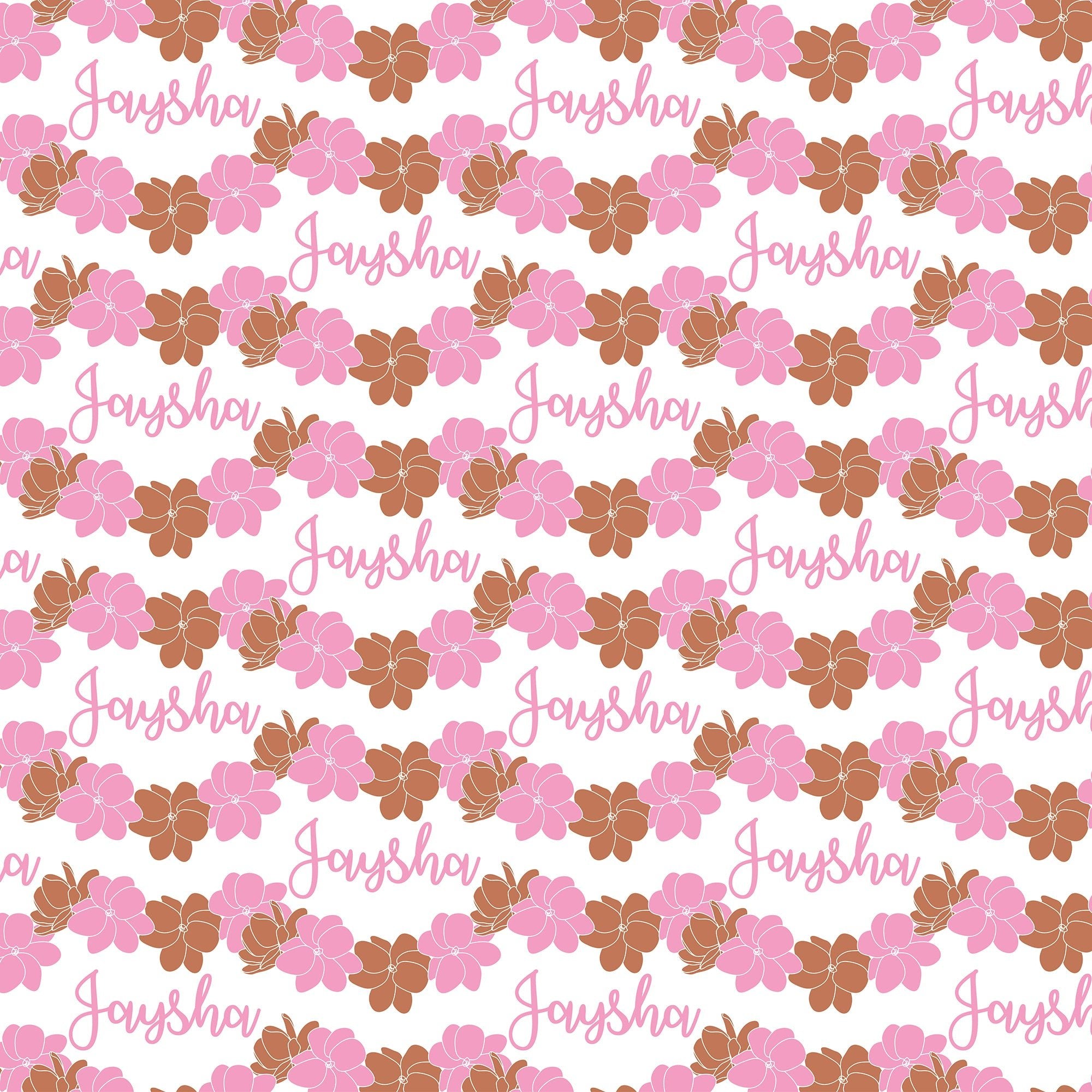 Personalize Blanket: Gardenia Lei - Sweet Sweet Honey Hawaii