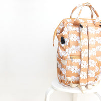 Sandy Gardenia Lei Diaper Backpack - Sweet Sweet Honey Hawaii
